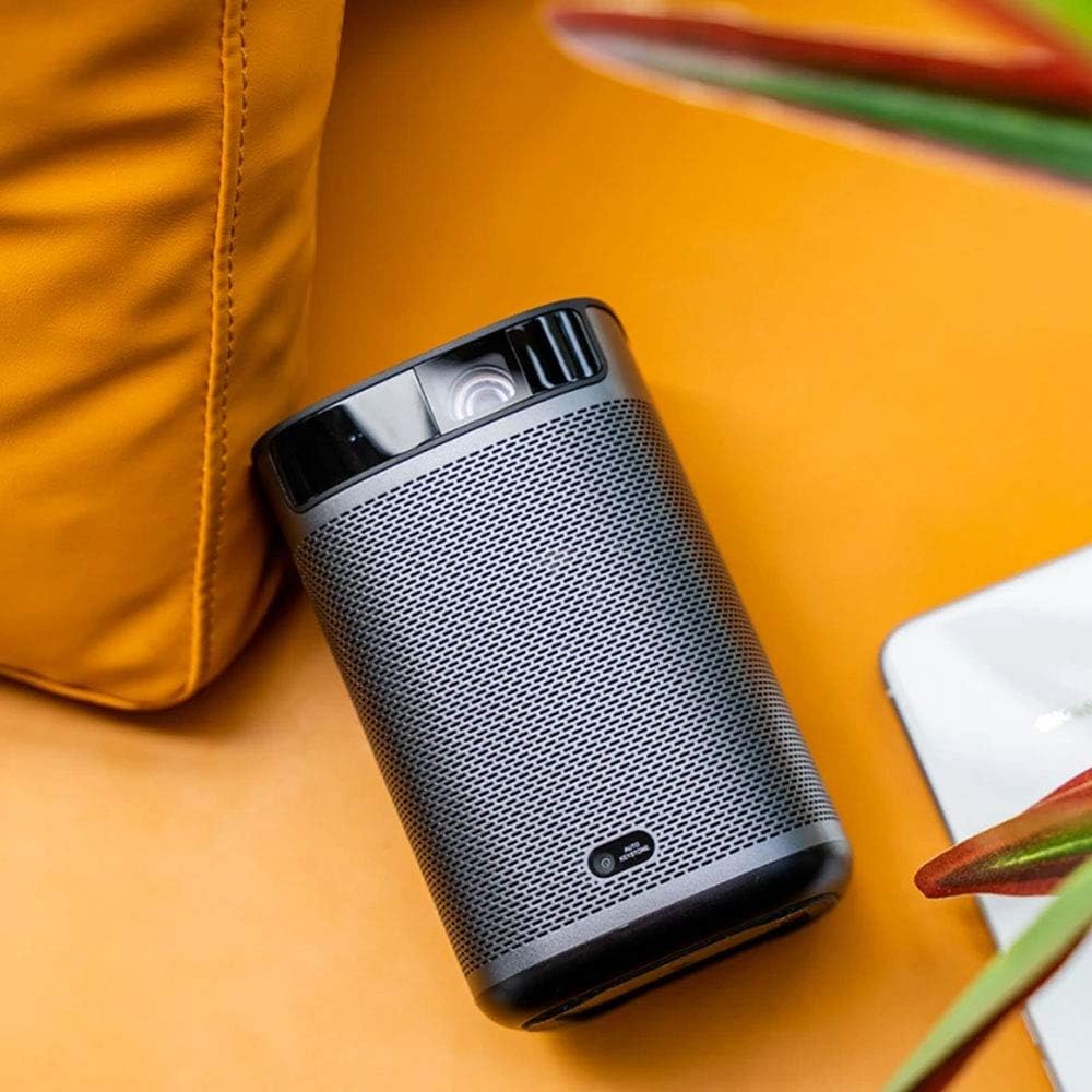 XGIMI MoGo Pro+ Android TV Projector,1080P Full HD Mini Smart Projector,Portable WiFi/Bluetooth Harman/Kardon Speaker,300 ANSI Lumen Indoor/Outdoor Theater Native Android 9.0 Video Projector