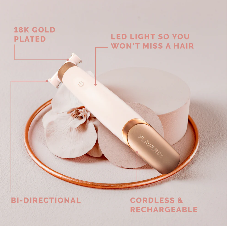 Finishing Touch Flawless Nu Razor Portable Cordless Rechargeable Electric Razor