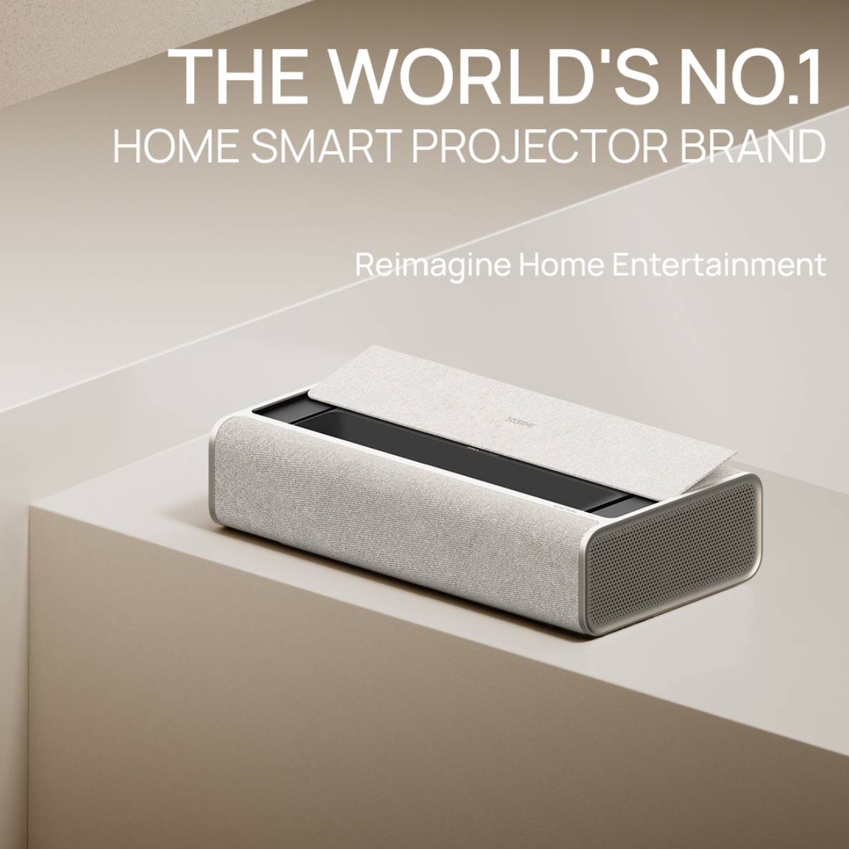 XGIMI AURA 2 UST Laser Projector, Dolby Vision, IMAX Enhanced, 2300 ISO Lumens, 1,000,000:1 Dynamic Contrast Ratio, 0.177:1 Throw Ratio, Intelligent Screen Adaption, 60W Harman Kardon Speakers