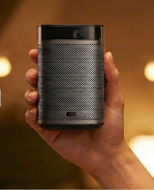 XGIMI MoGo Pro+ Android TV Projector,1080P Full HD Mini Smart Projector,Portable WiFi/Bluetooth Harman/Kardon Speaker,300 ANSI Lumen Indoor/Outdoor Theater Native Android 9.0 Video Projector